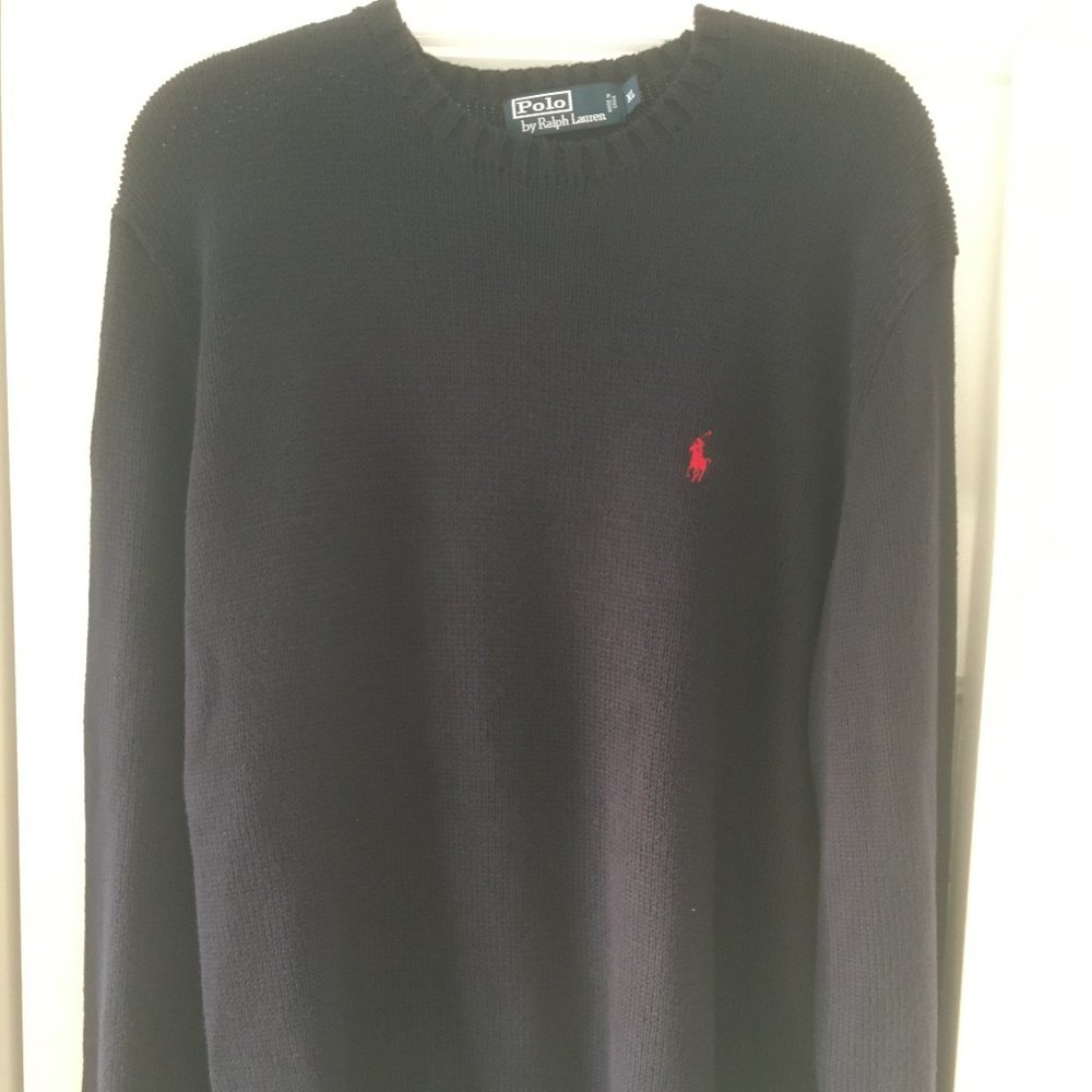 Polo Sweater Ralph Lauren Navy Blue